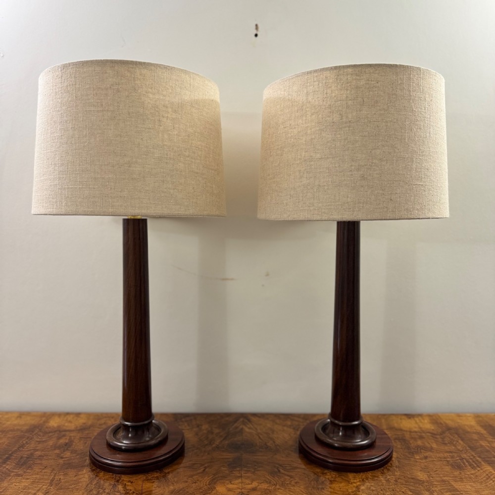 Pair of Regency style table lamps View III
