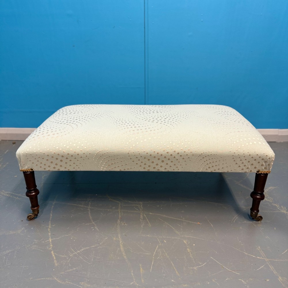 Regency stool on original castors View III