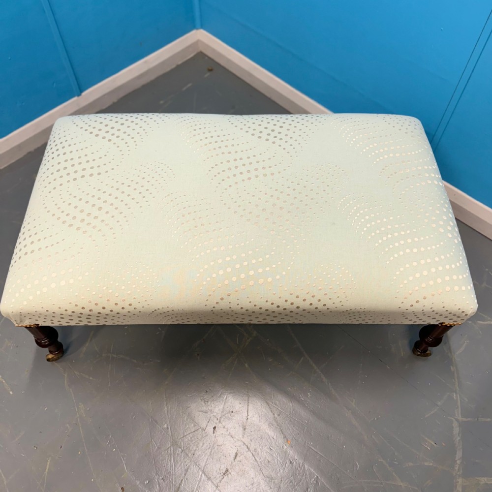 Regency stool on original castors View VI