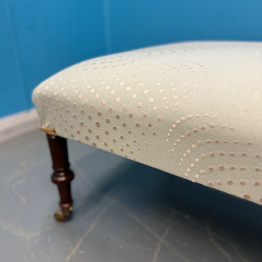 Regency stool on original castors View VII