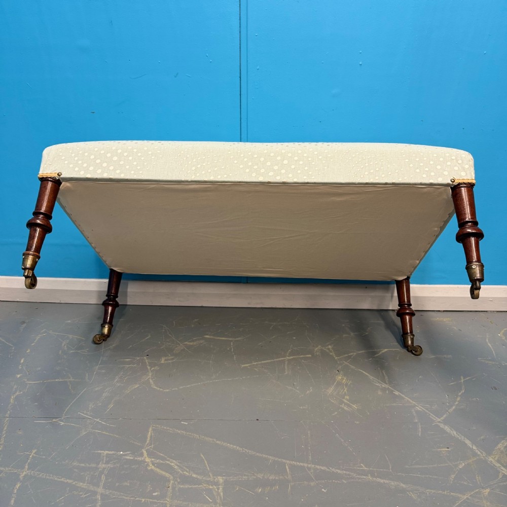 Regency stool on original castors View VIII