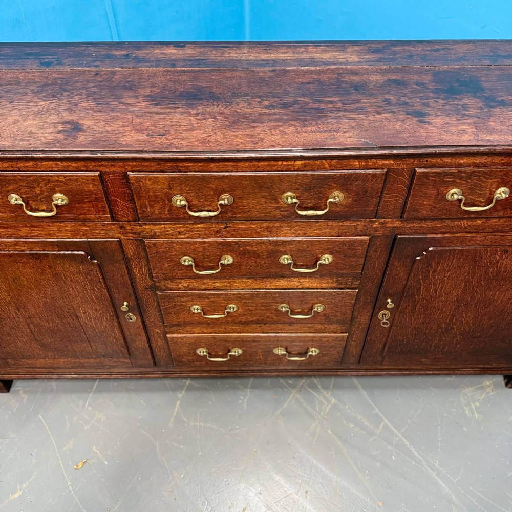 Late 18th century Welsh oak dresser base View III