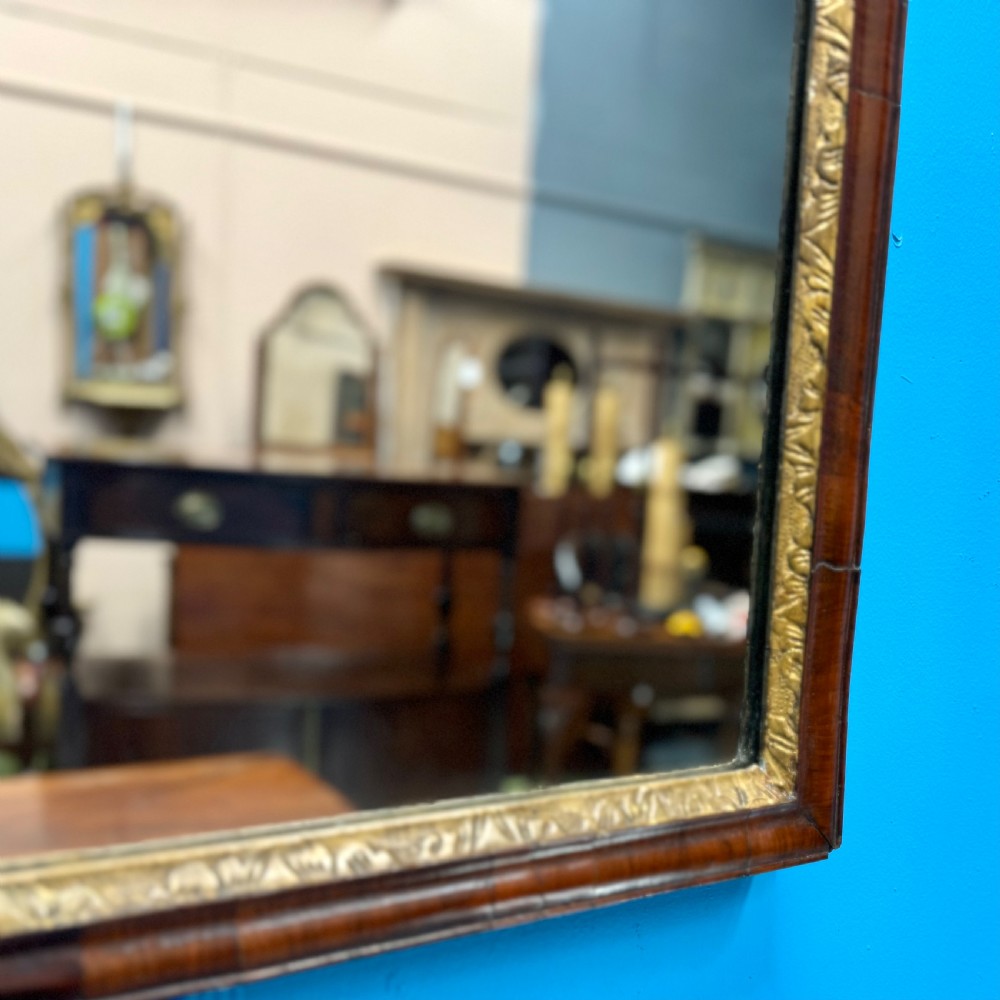 18th century walnut pier mirror with gilt View V