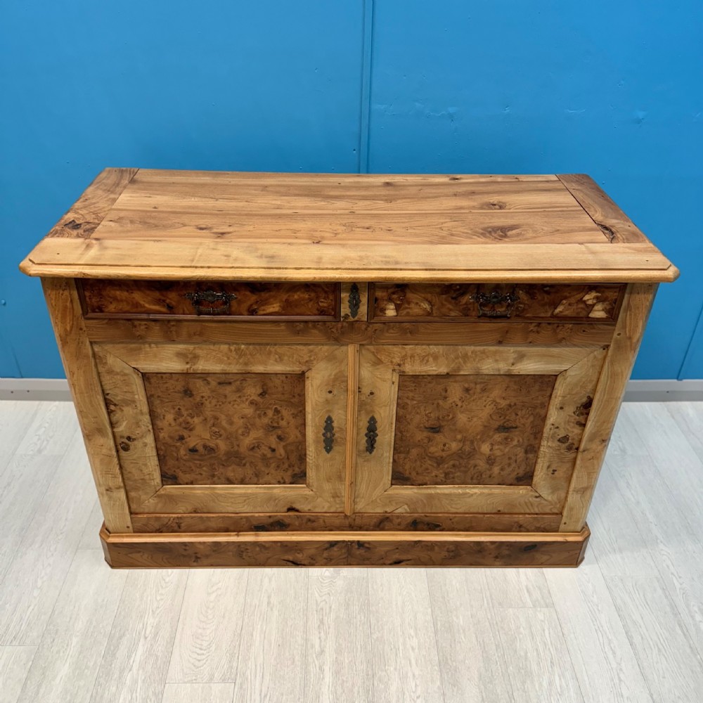 Stripped French burr elm dresser base View VII
