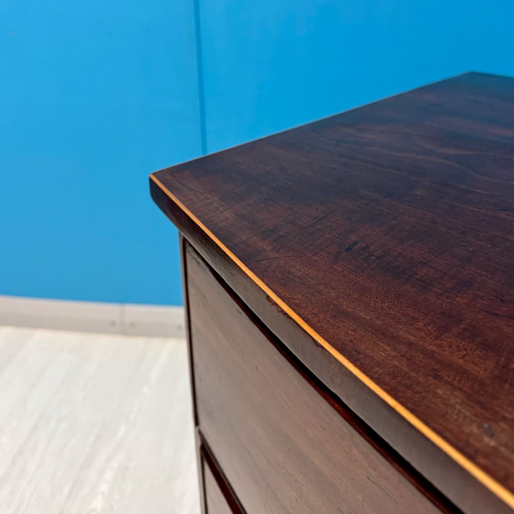 Georgian bow front chest of drawers  View II