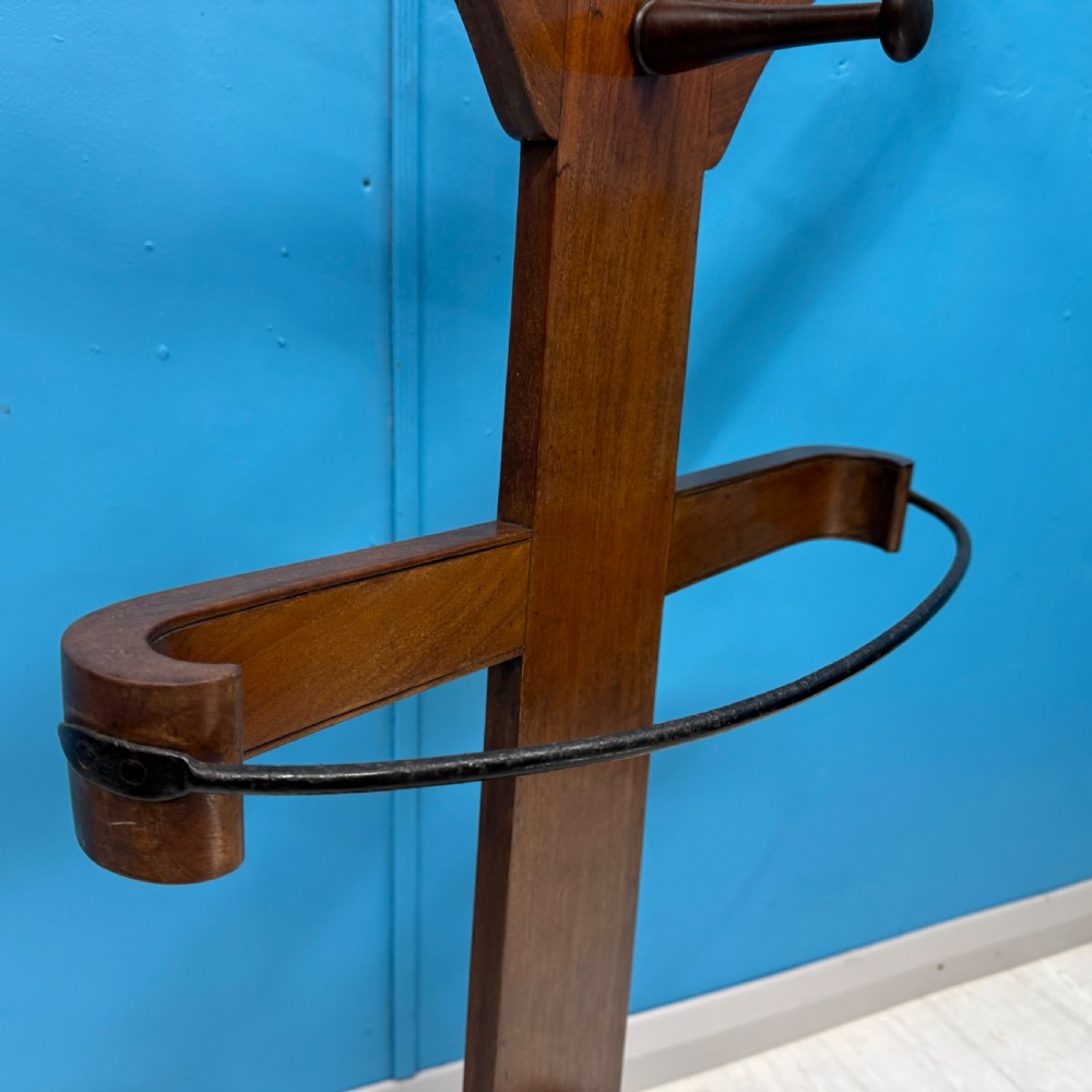 Victorian mahogany hall tree stand View IV