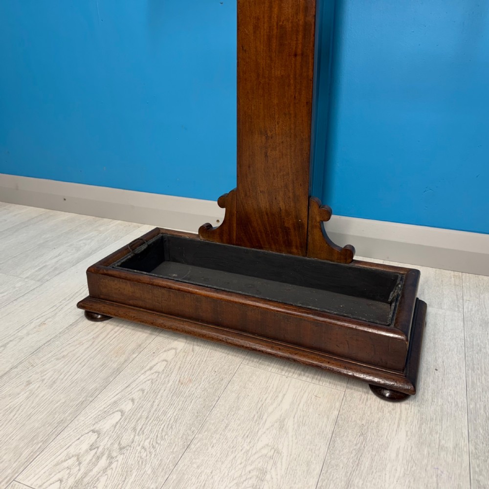 Victorian mahogany hall tree stand View VI