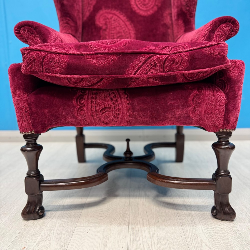 George II style wing armchair View III