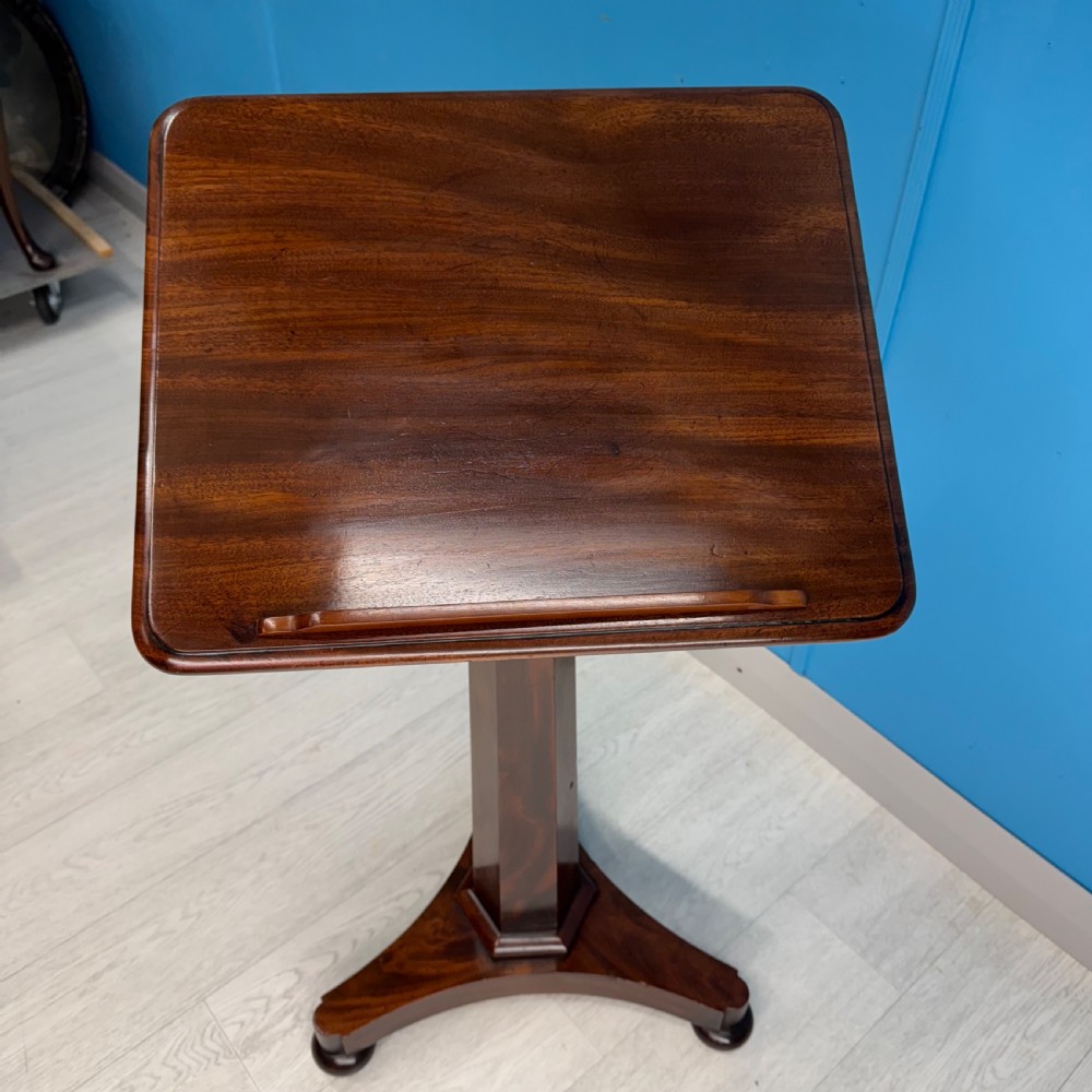Regency mahogany adjustable reading table View V