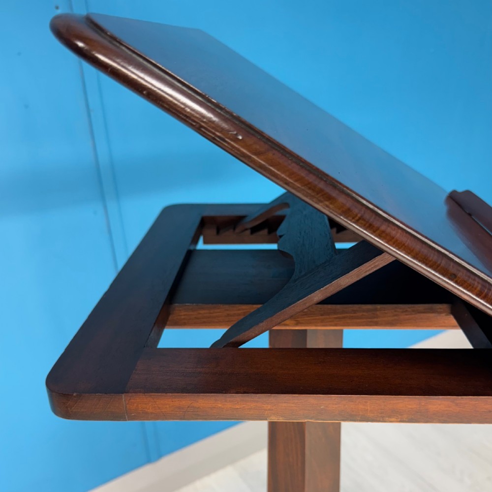 Regency mahogany adjustable reading table View X