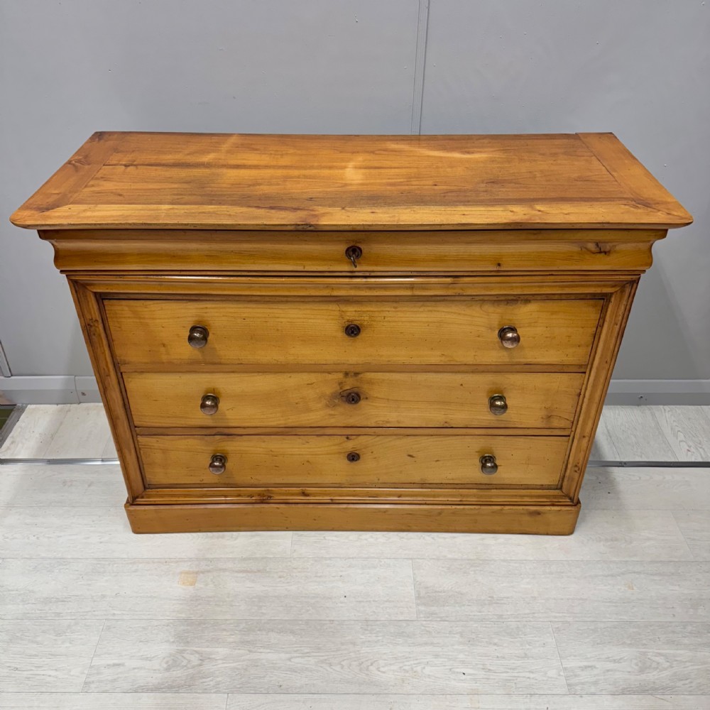 French cherrywood commode chest of drawers  View II