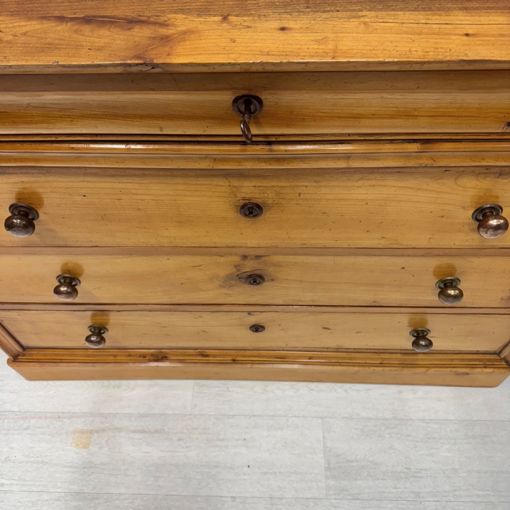 French cherrywood commode chest of drawers  View III