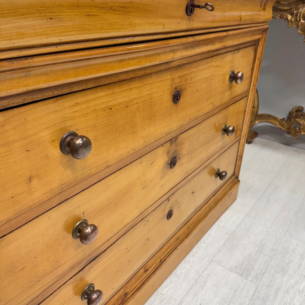 French cherrywood commode chest of drawers  View V