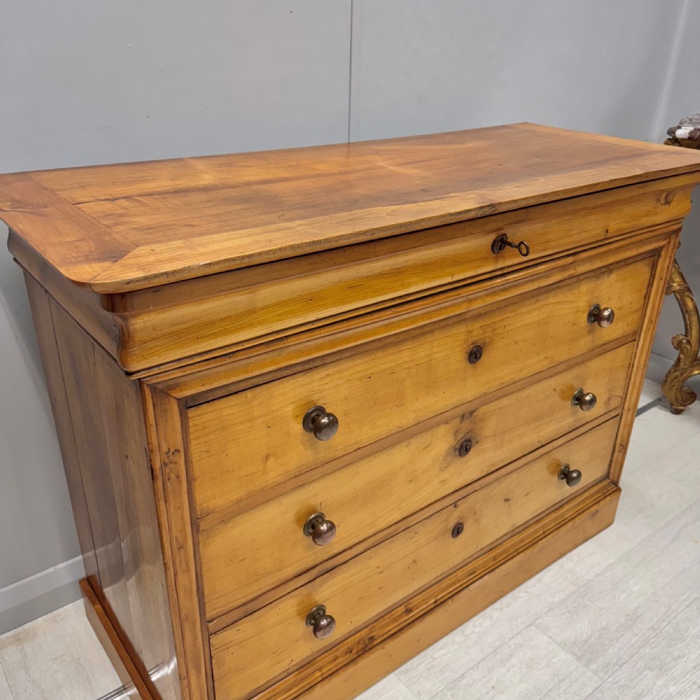 French cherrywood commode chest of drawers  View VI