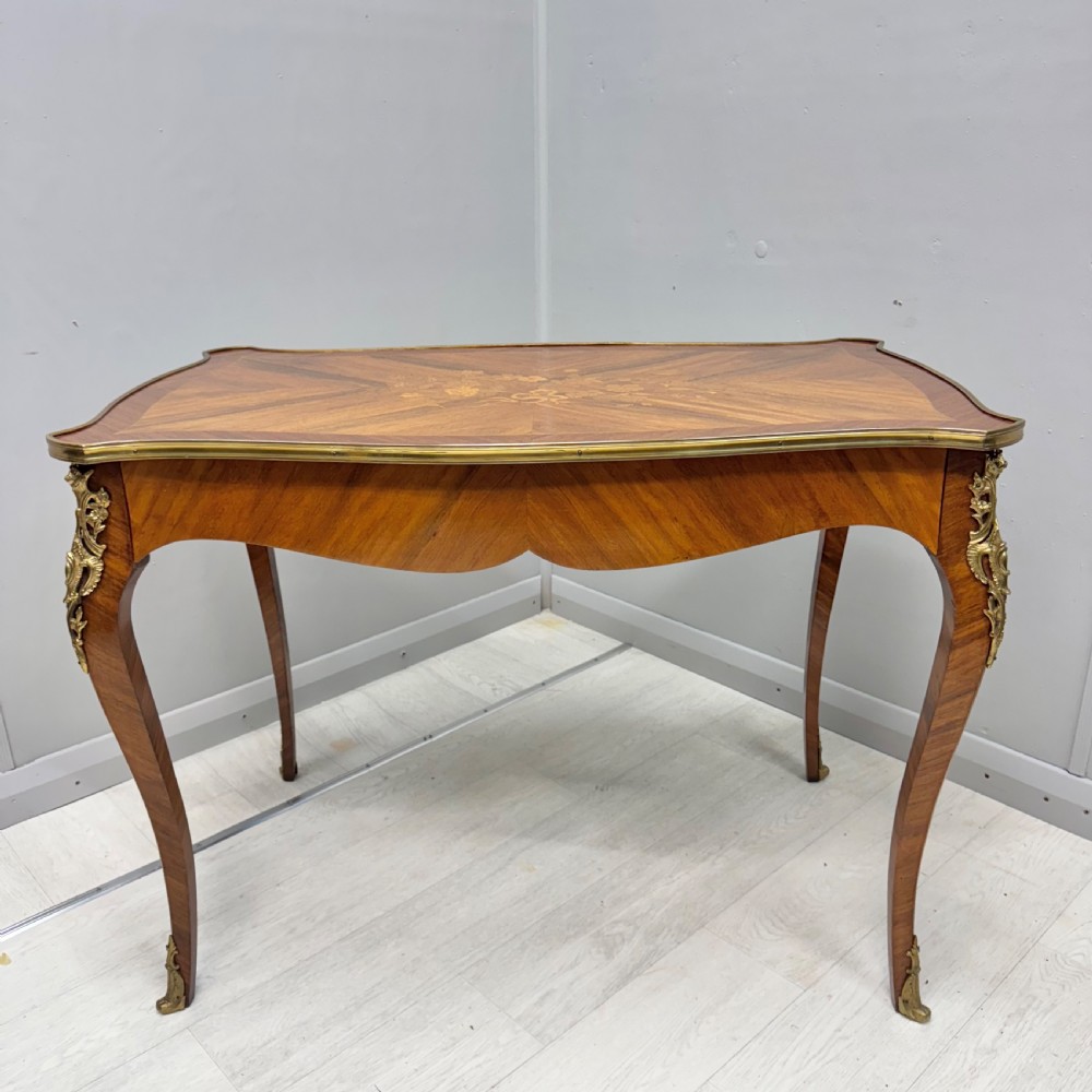 French brass mounted sofa table View II