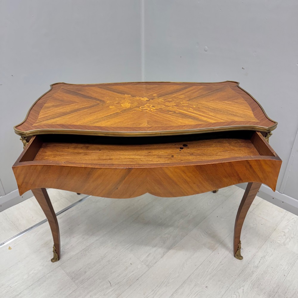 French brass mounted sofa table View III