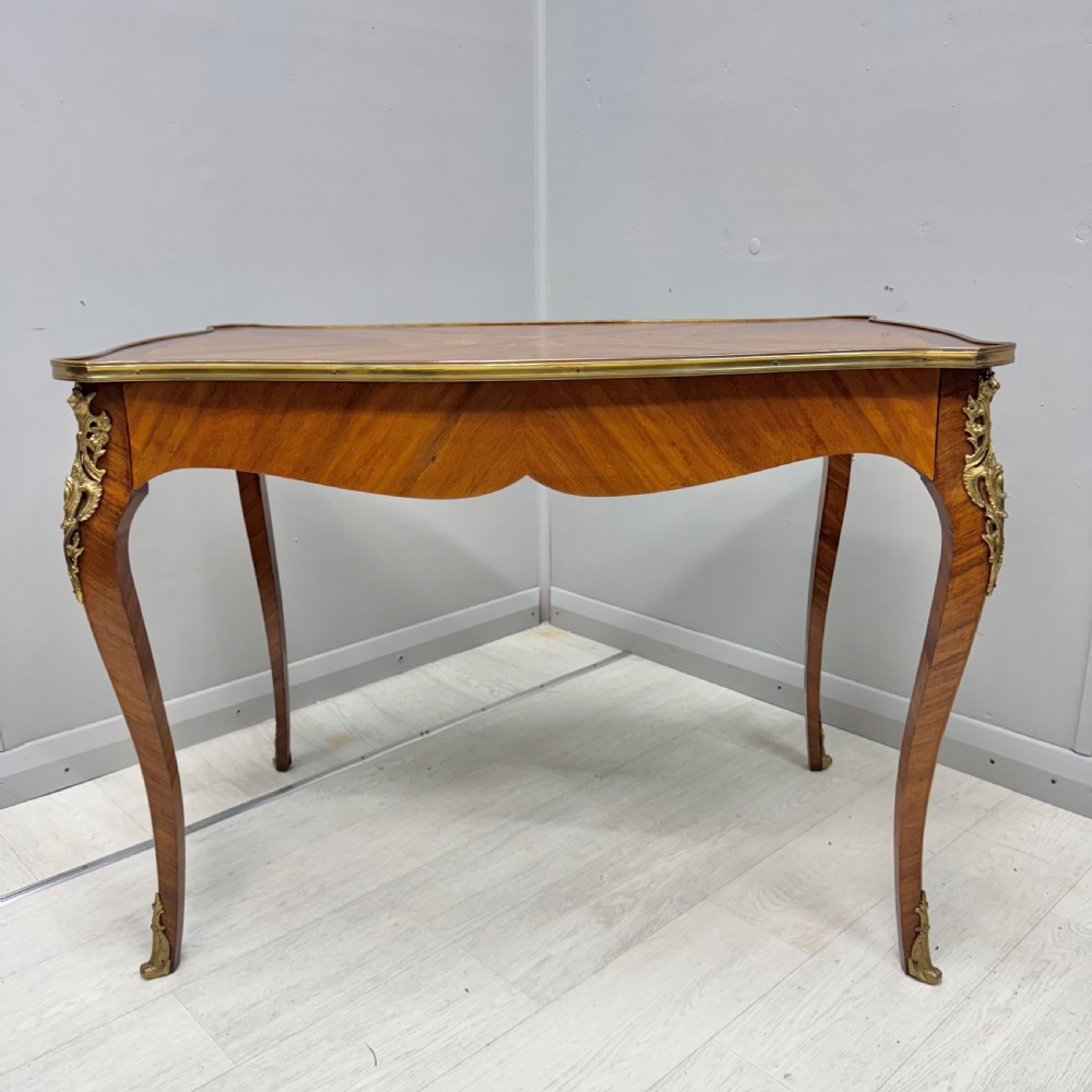 French brass mounted sofa table View VIII