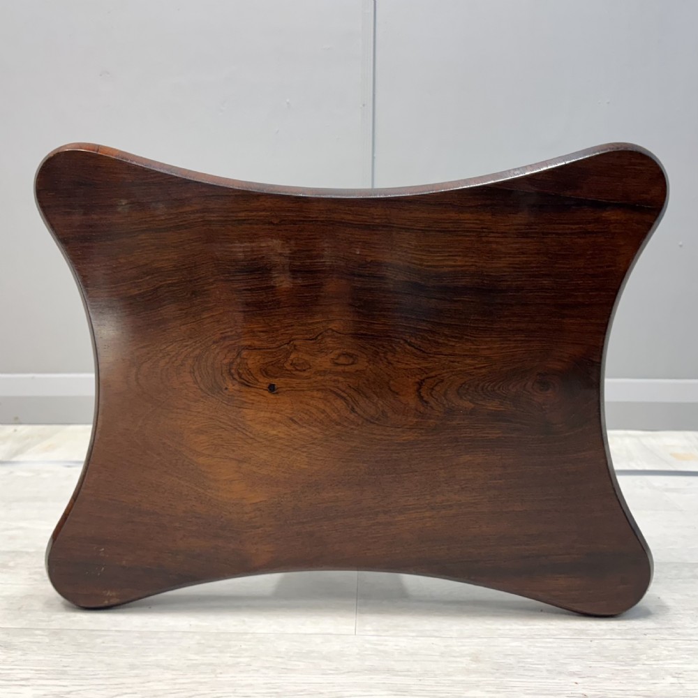 Late Regency rosewood side table View II