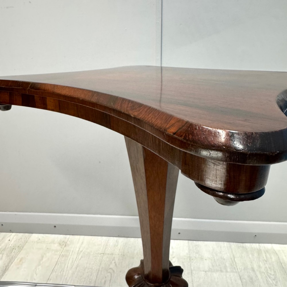 Late Regency rosewood side table View V