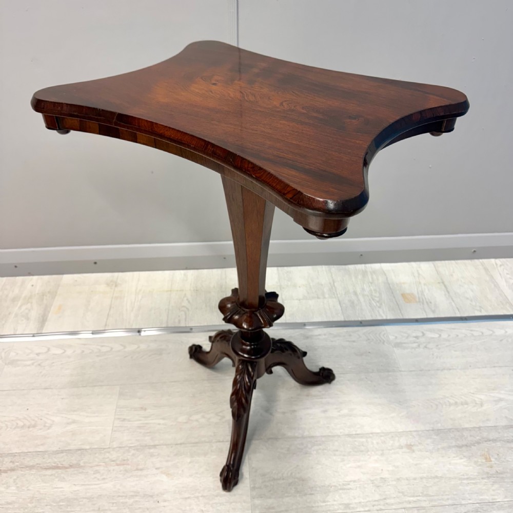 Late Regency rosewood side table View VI