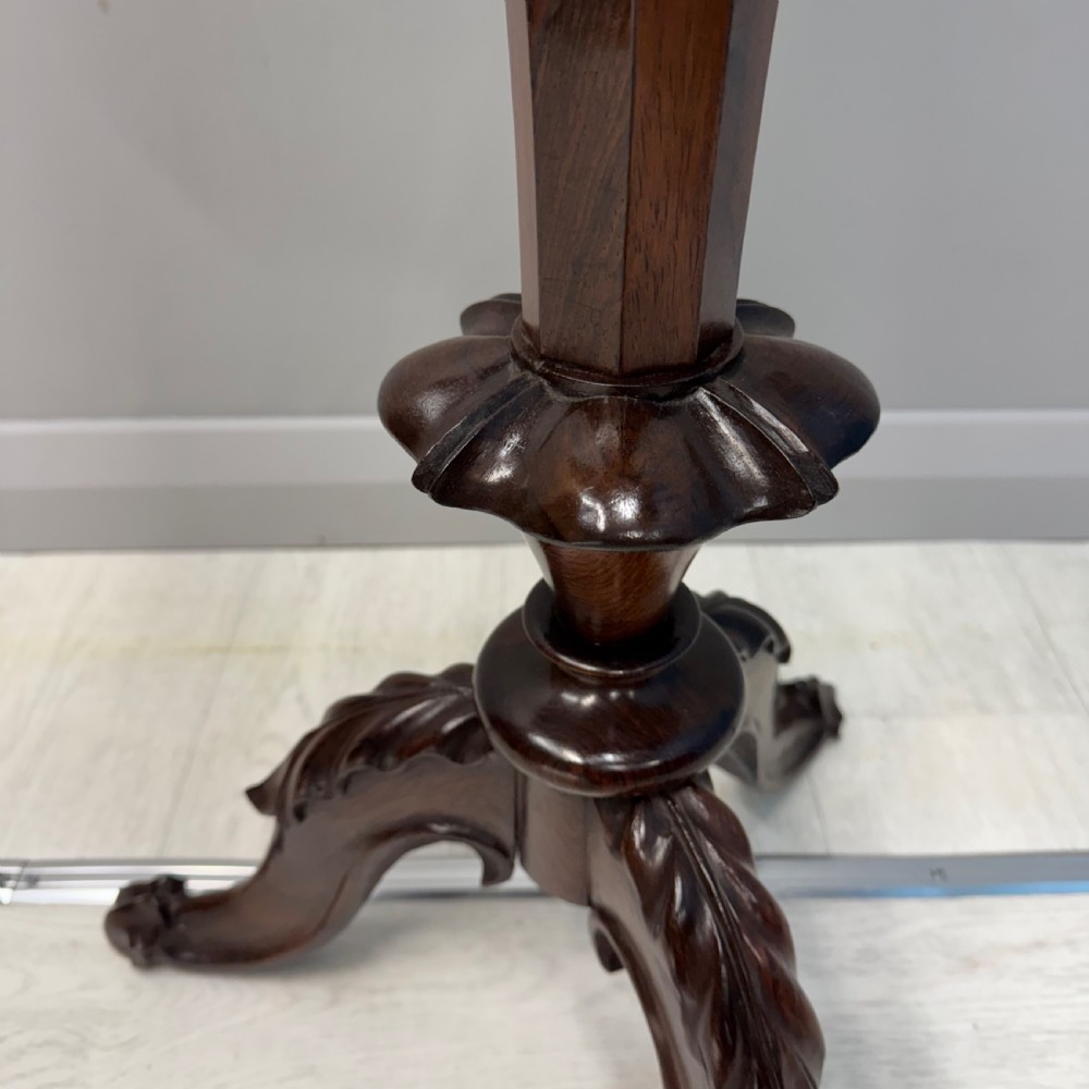 Late Regency rosewood side table View IX