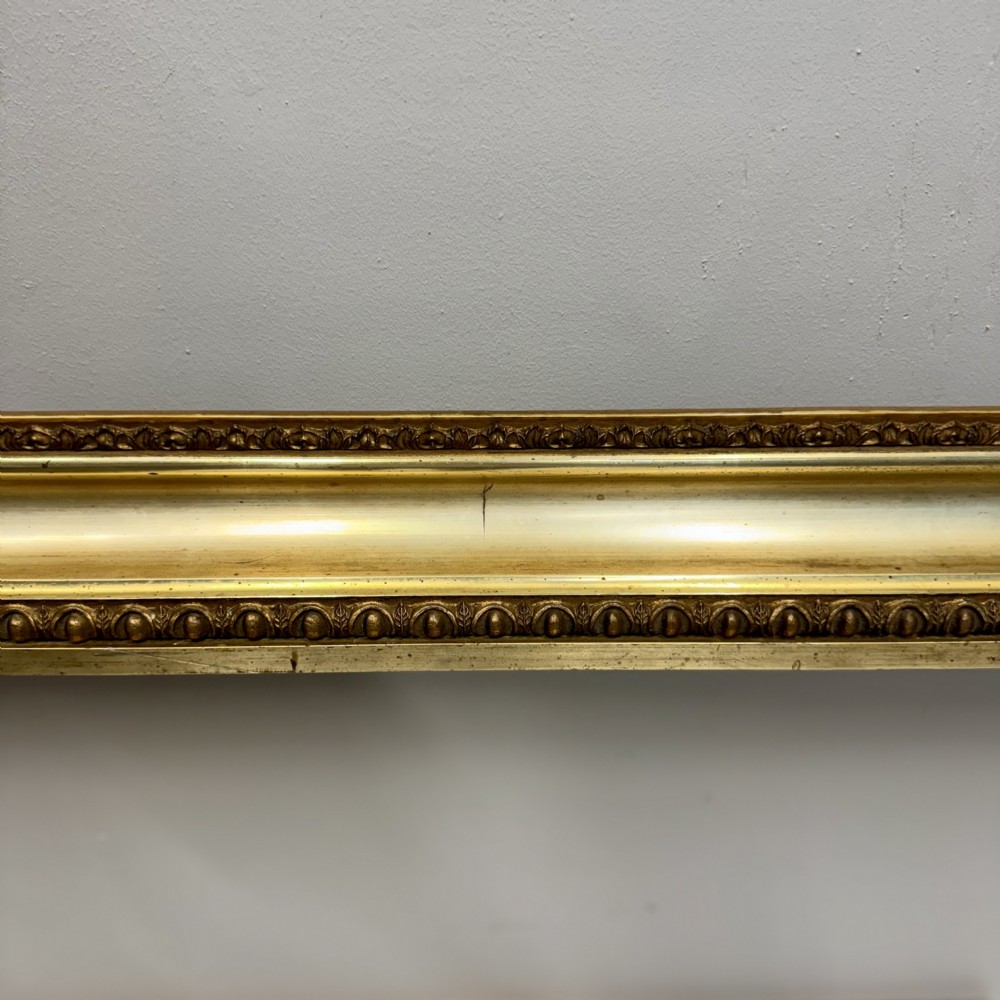 Large pair of 19th century gilt mirrors View V