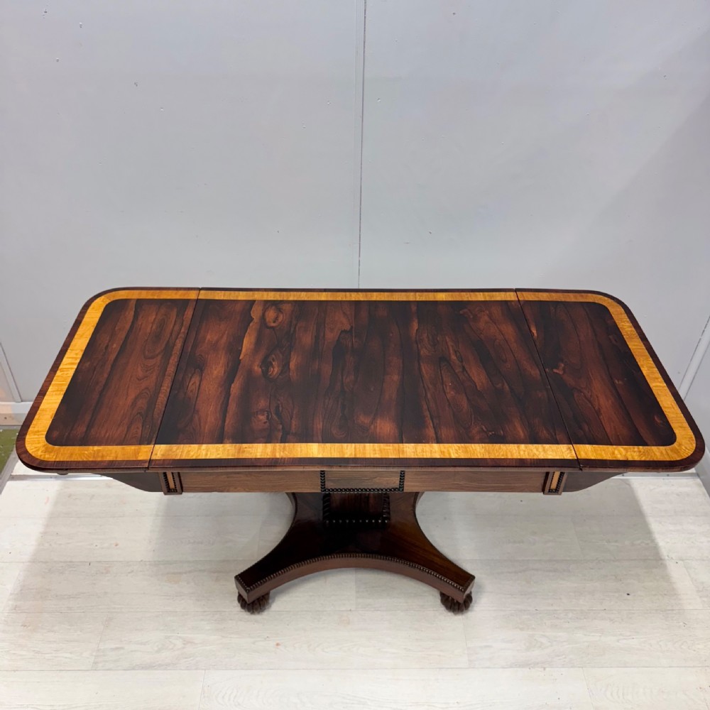 Superb Regency rosewood freestanding sofa table  View III