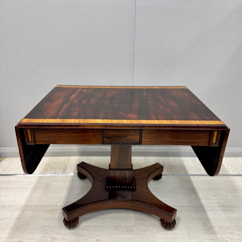Superb Regency rosewood freestanding sofa table  View IV