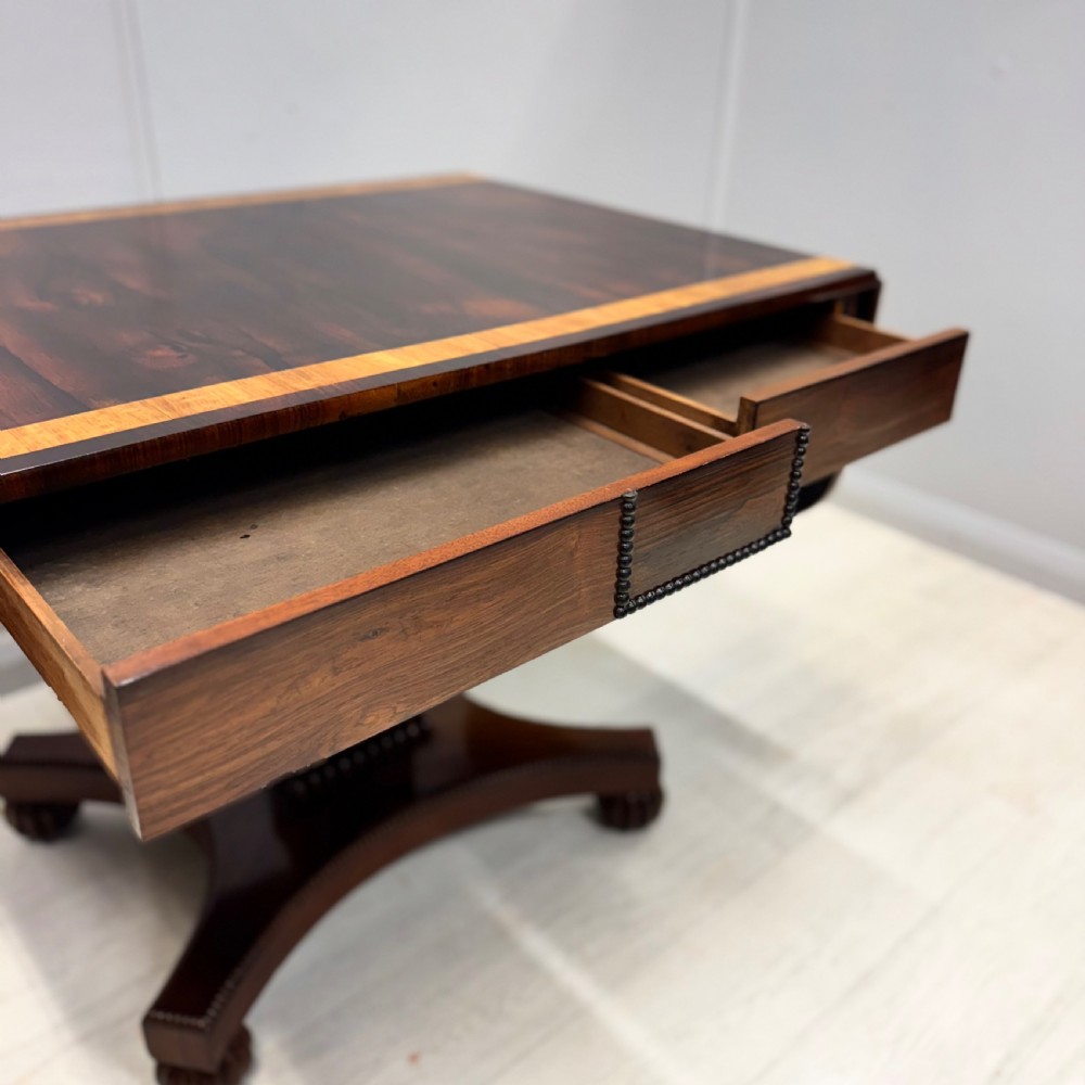 Superb Regency rosewood freestanding sofa table  View VII