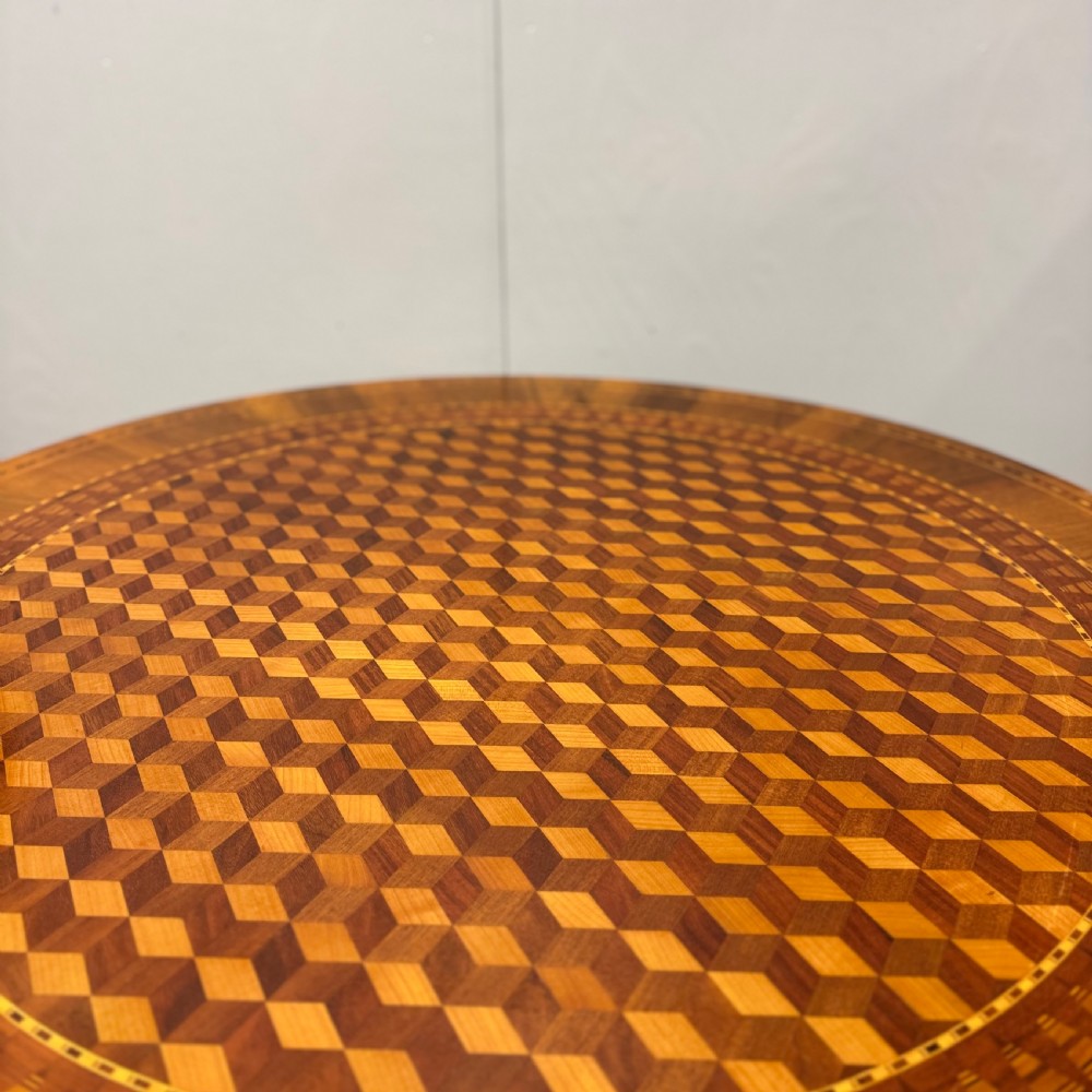 48 inch diameter round Sorrento pedestal table View IV
