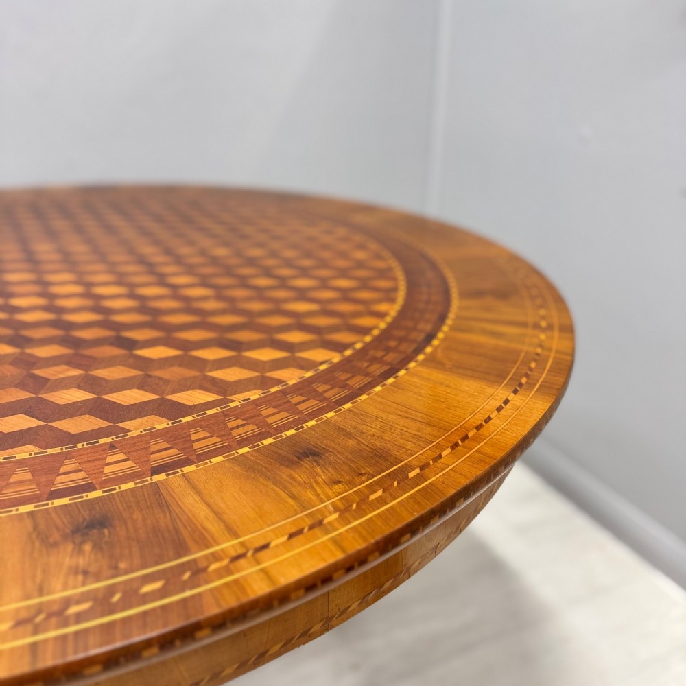 48 inch diameter round Sorrento pedestal table View V