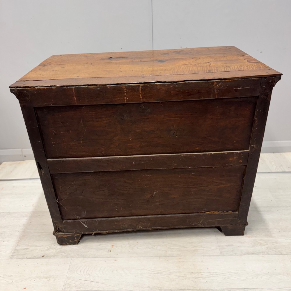 17th century English fruitwood chest of drawers  View XI