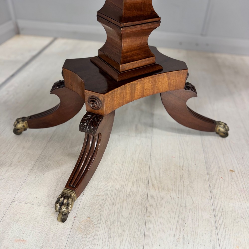 Late Georgian mahogany sofa table View V