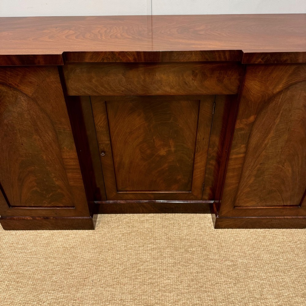 Mid size William IV breakfront sideboard View II