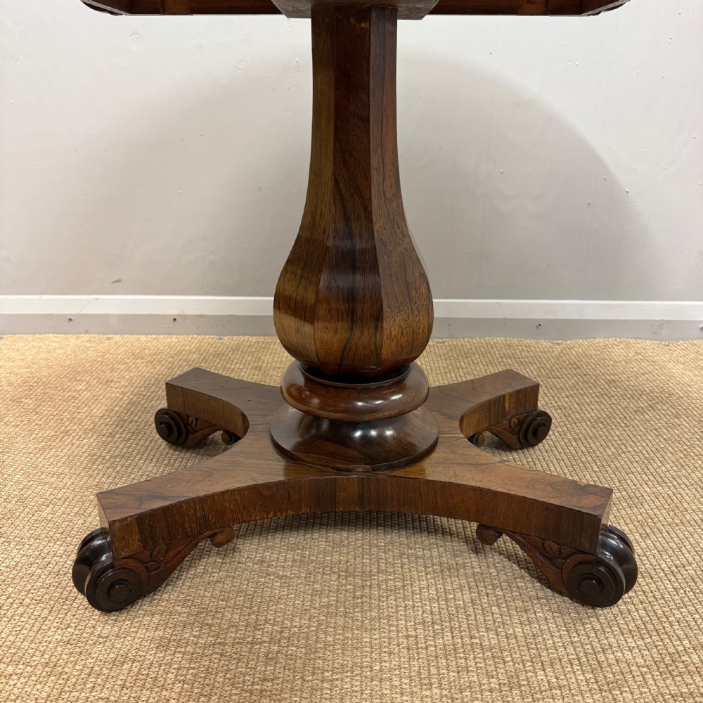 William IV Rosewood centre table  View IV