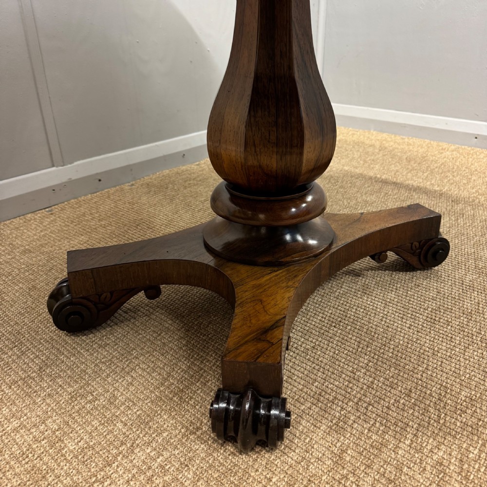 William IV Rosewood centre table  View V