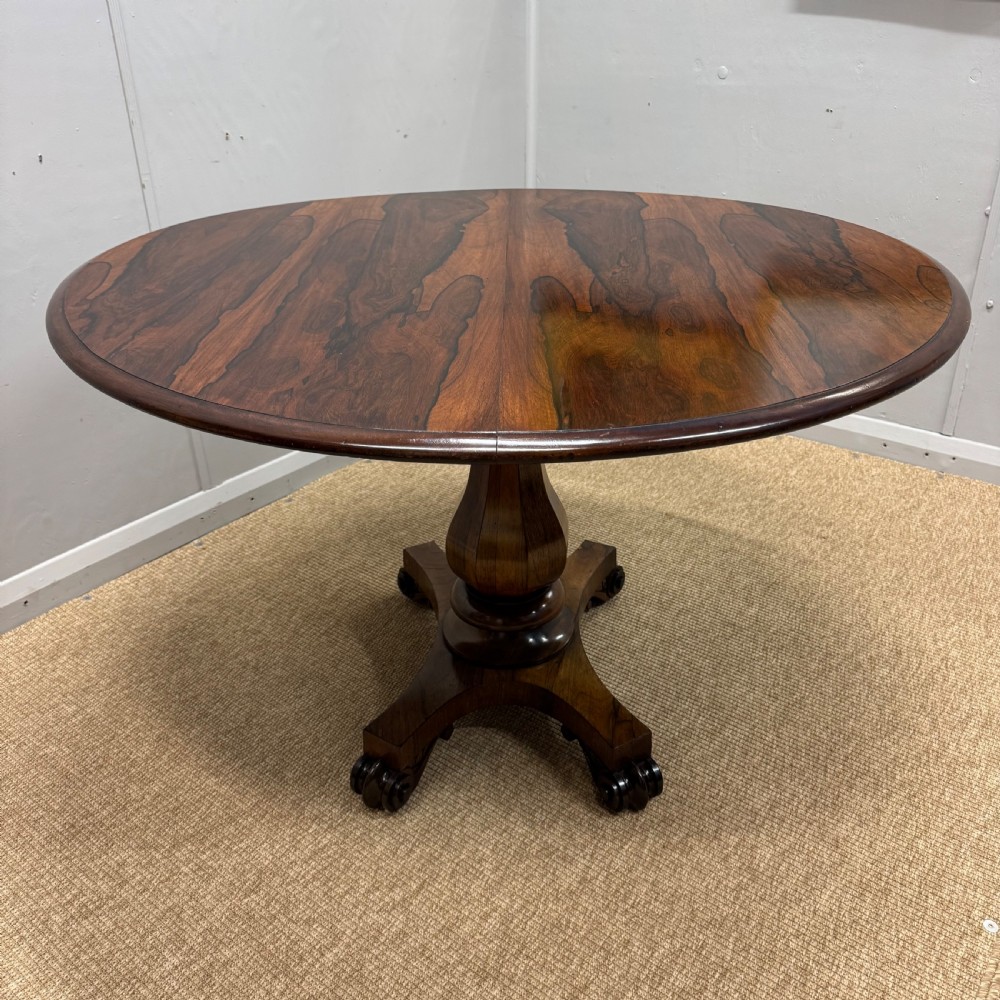 William IV Rosewood centre table  View VII