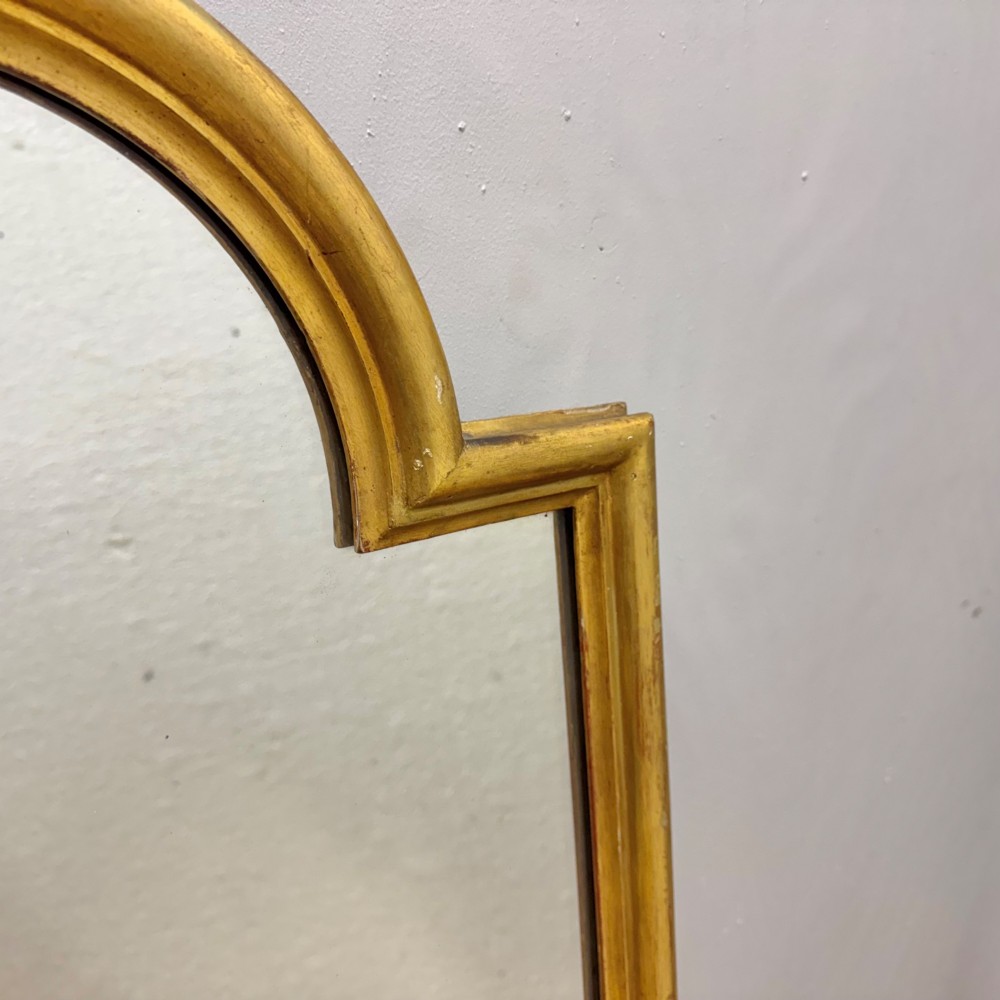 Neoclassical etched gilt pier mirror View V