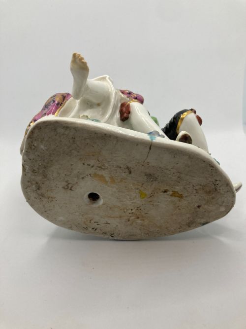 MEISSEN PORCELAIN FIGURINE 'PAIR OF LOVERS' MODEL NO 571 18TH CENTURY - ADDITIONAL PHOTO 11