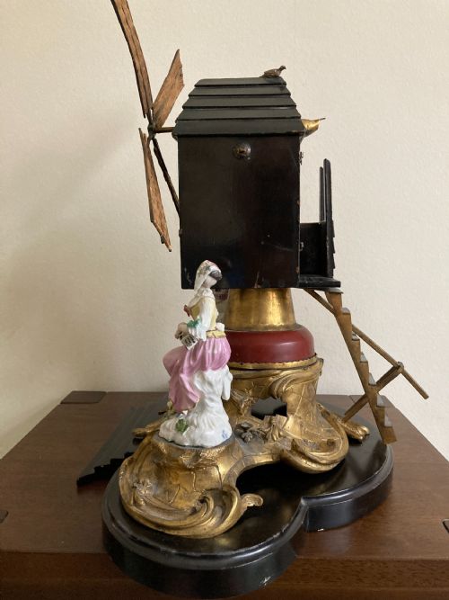 ORMOLU WINDMILL WITH MEISSEN HARLEQUIN AND COLUMBINE 18TH CENTURY - ADDITIONAL PHOTO 8