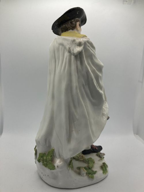 MEISSEN PORCELAIN FIGURE 'PIEDMONTESE BAGPIPER' 18TH CENTURY - ADDITIONAL PHOTO 3