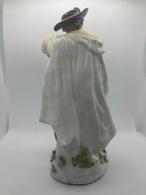 MEISSEN PORCELAIN FIGURE 'PIEDMONTESE BAGPIPER' 18TH CENTURY - ADDITIONAL PHOTO 4