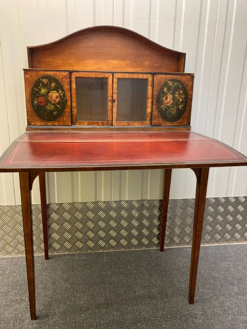 GEORGE III SATINWOOD BONHEUR DU JOUR 18TH CENTURY - ADDITIONAL PHOTO 2