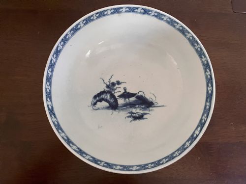 FIRST PERIOD WORCESTER PORCELAIN 'PRECIPICE' PUNCH BOWL - ADDITIONAL PHOTO 8