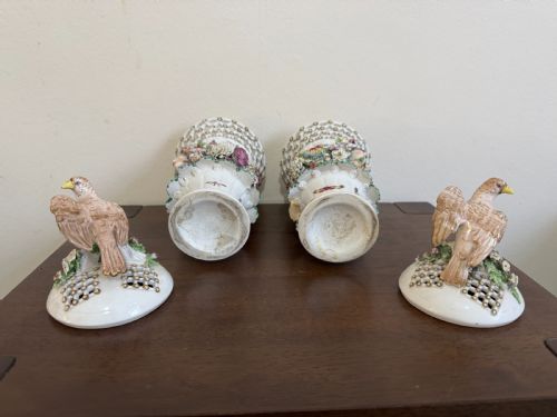 18TH CENTURY PAIR OF DERBY FRILL VASES - ADDITIONAL PHOTO 13