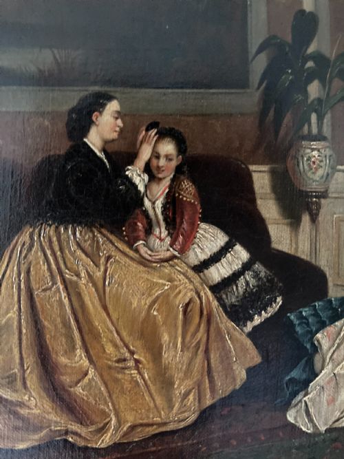 PAIR OF 19TH CENTURY SCHOOL OIL ON CANVAS CONVERSATION PIECES - ADDITIONAL PHOTO 11