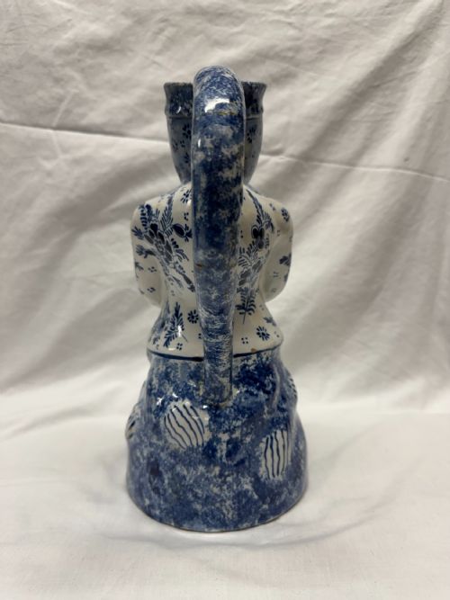 19TH CENTURY DELFT TOBY JUG VASE - ADDITIONAL PHOTO 6