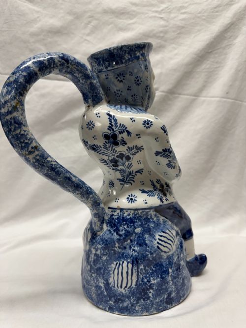 19TH CENTURY DELFT TOBY JUG VASE - ADDITIONAL PHOTO 7