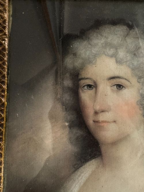 18TH CENTURY PORTRAIT OF A LADY - ADDITIONAL PHOTO 2