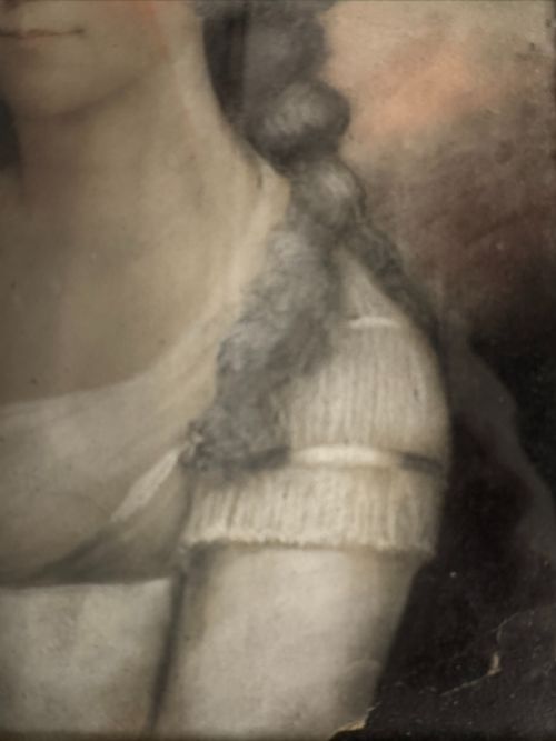 18TH CENTURY PORTRAIT OF A LADY - ADDITIONAL PHOTO 4